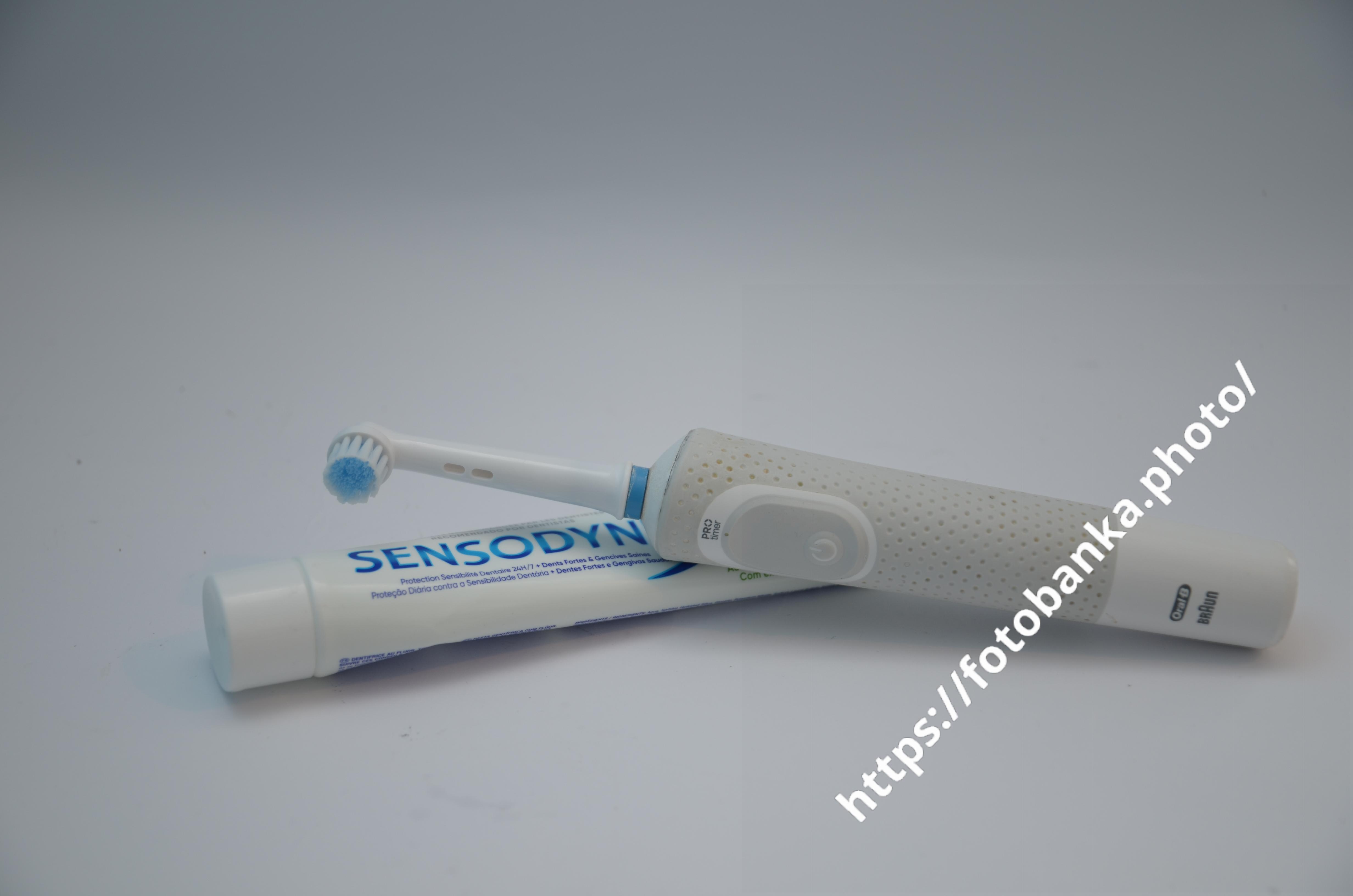 Toothbrush and toothpaste
